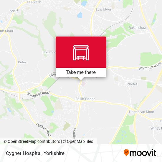 Cygnet Hospital map
