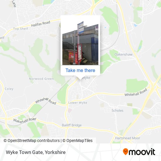 Wyke Town Gate map