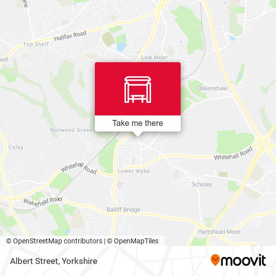 Albert Street map