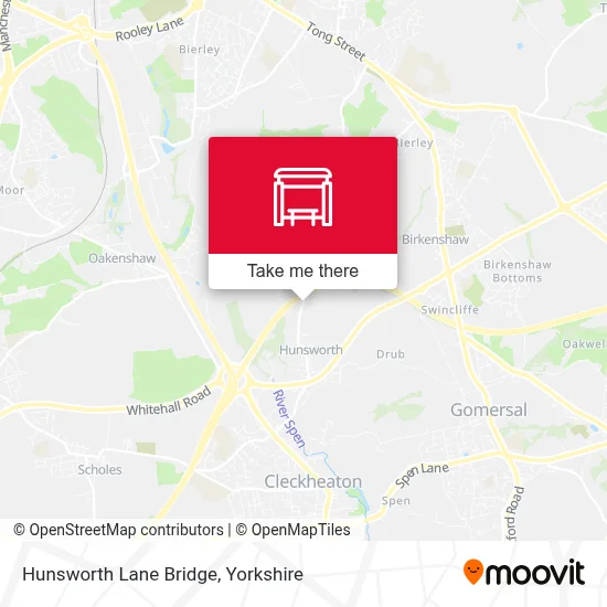 Hunsworth Lane Bridge map