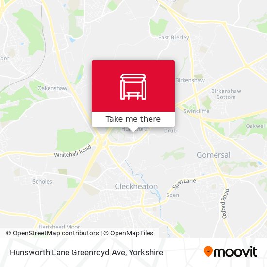 Hunsworth Lane Greenroyd Ave map