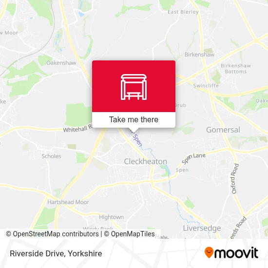 Riverside Drive map