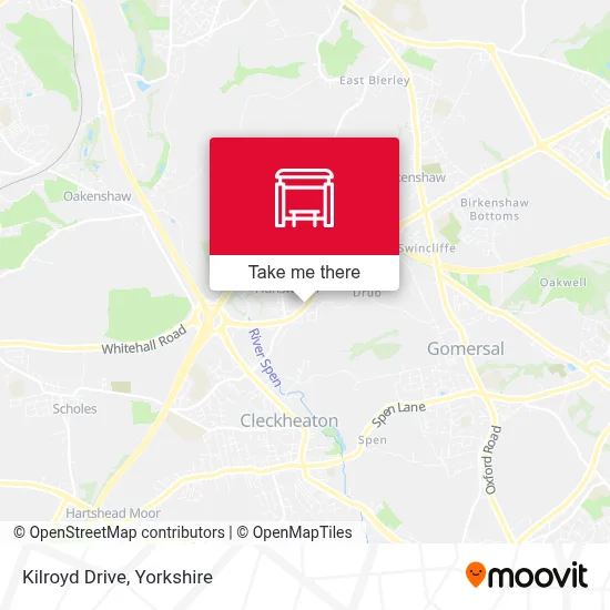 Kilroyd Drive map