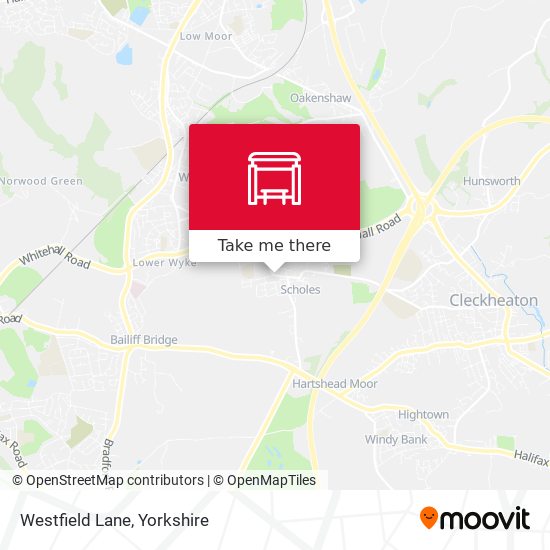 Westfield Lane map