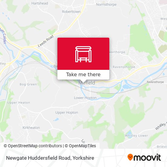 Newgate Huddersfield Road map