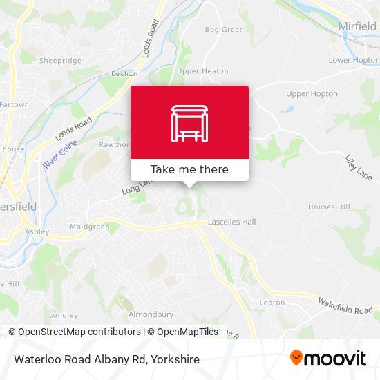 Waterloo Road Albany Rd map