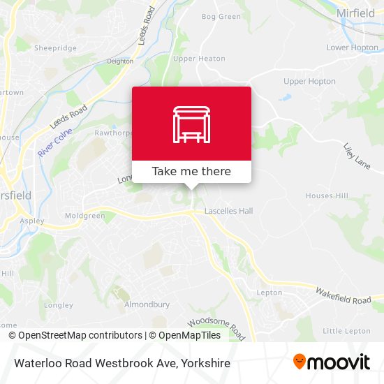 Waterloo Road Westbrook Ave map
