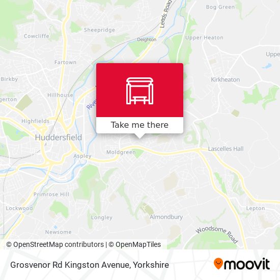 Grosvenor Rd Kingston Avenue map
