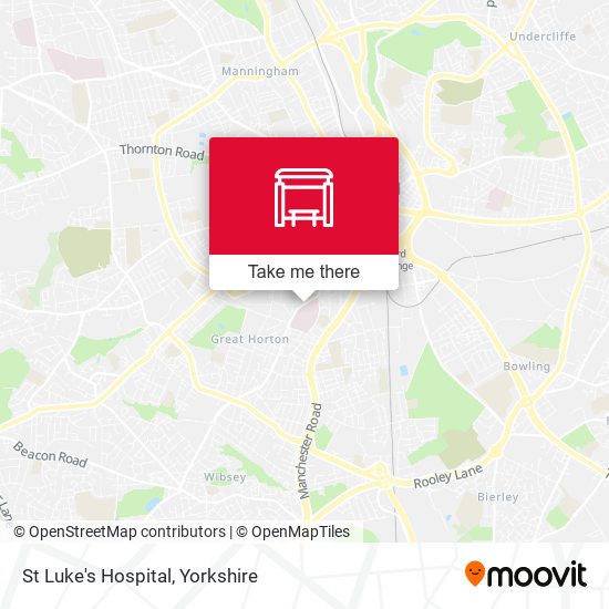 St Luke's Hospital map