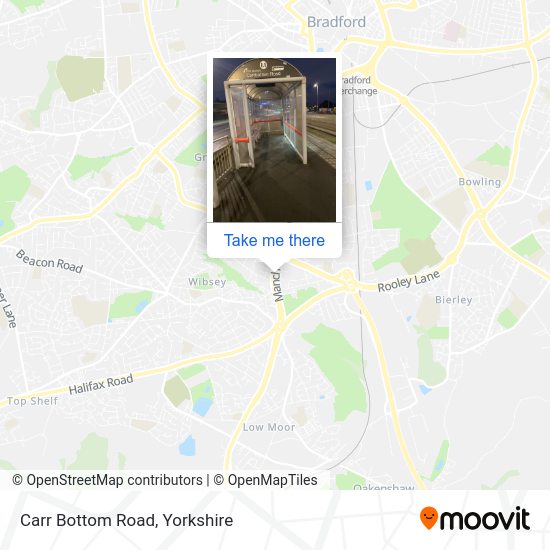 Carr Bottom Road map