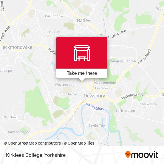 Kirklees College map