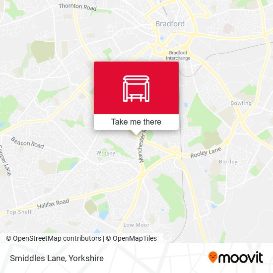 Smiddles Lane map