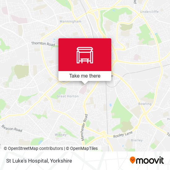 St Luke's Hospital map