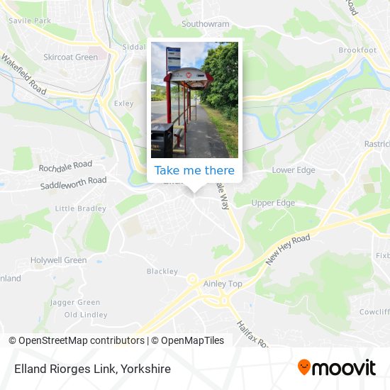 Elland Riorges Link map