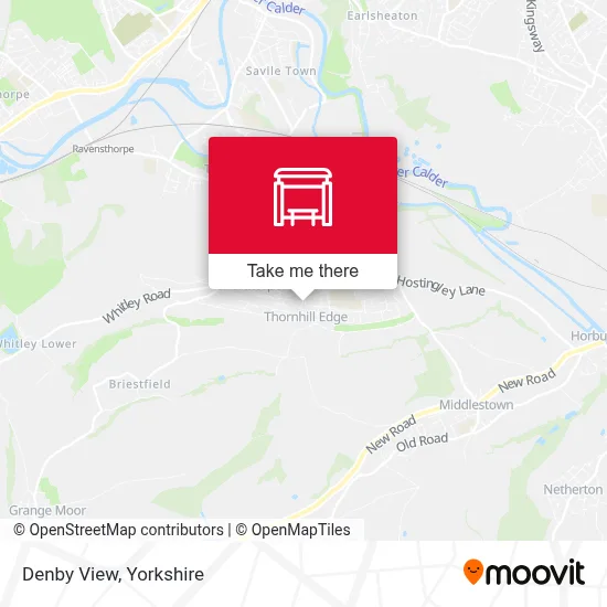 Denby View map