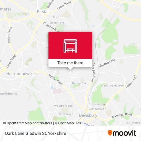 Dark Lane Gladwin St map