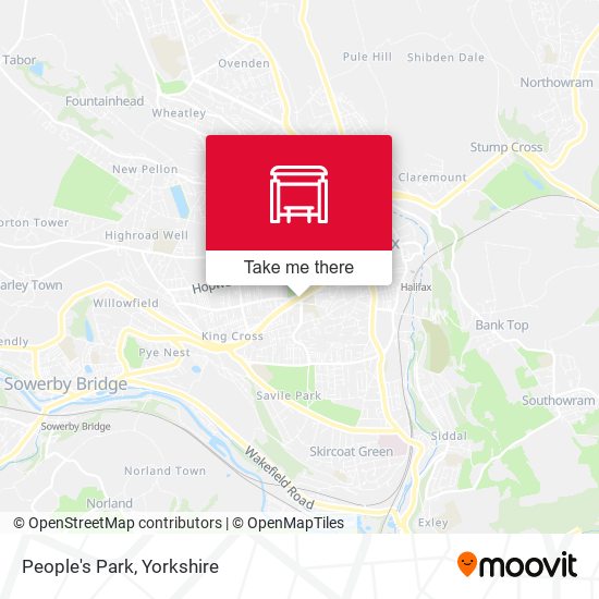 People's Park map