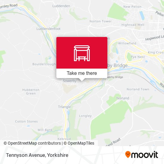 Tennyson Avenue map
