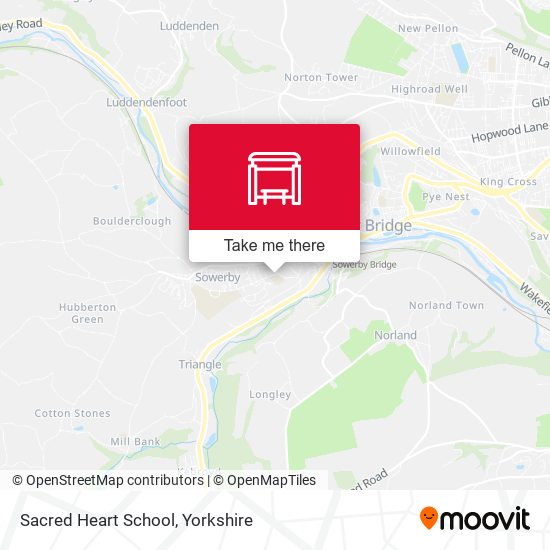 Sacred Heart School map
