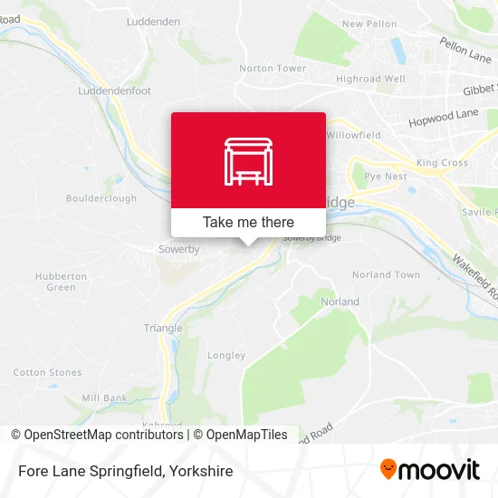 Fore Lane Springfield map