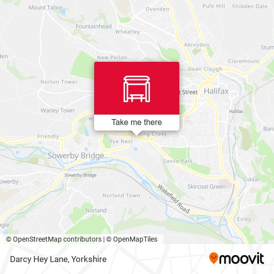 Darcy Hey Lane map