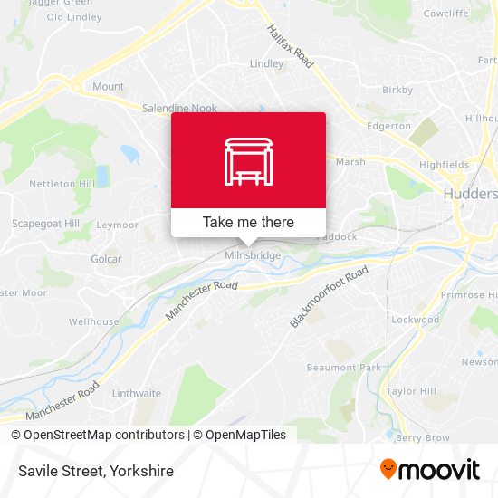 Savile Street map