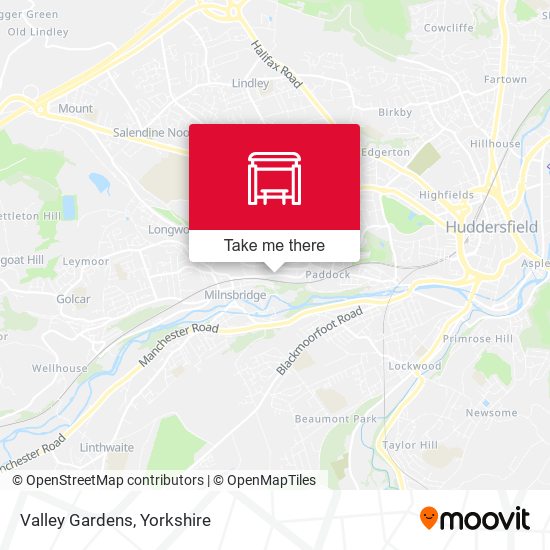 Valley Gardens map