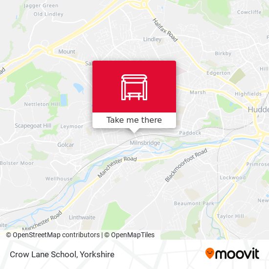 Crow Lane School map
