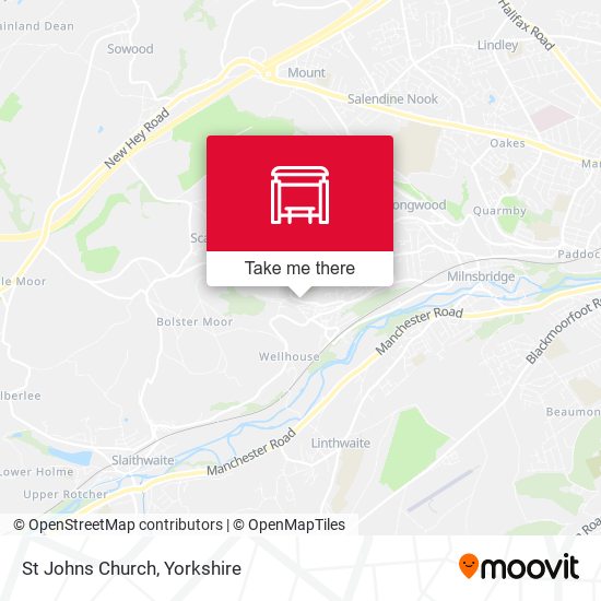 St Johns Church map