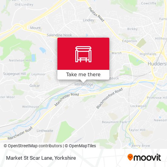 Market St Scar Lane map