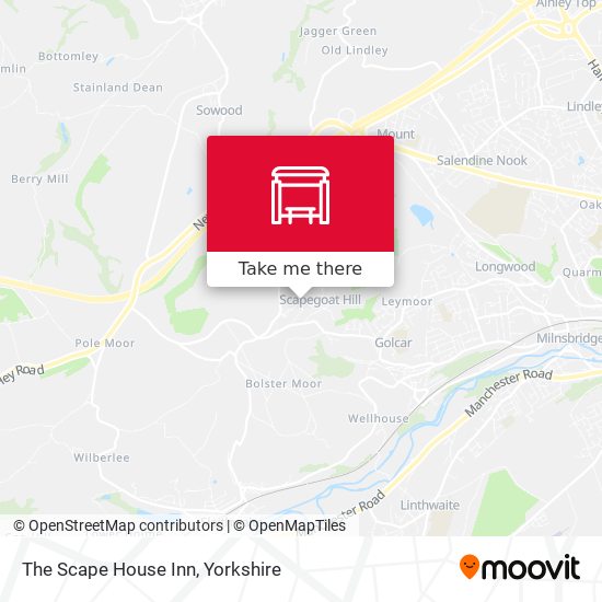 The Scape House Inn map