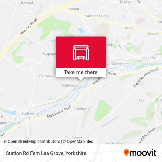 Station Rd Fern Lea Grove map