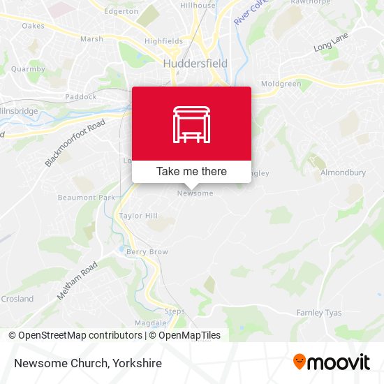 Newsome Church map