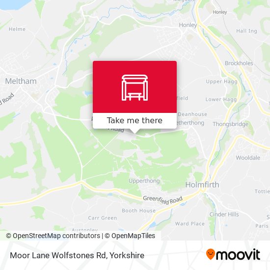 Moor Lane Wolfstones Rd map