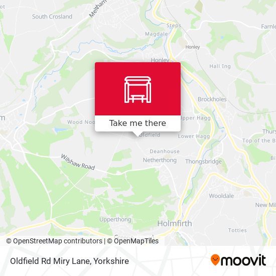 Oldfield Rd Miry Lane map