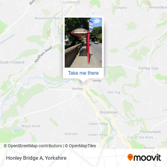 Honley Bridge A map