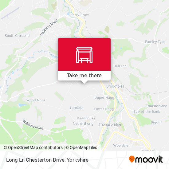 Long Ln Chesterton Drive map