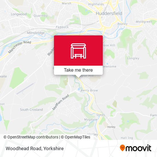 Woodhead Road map