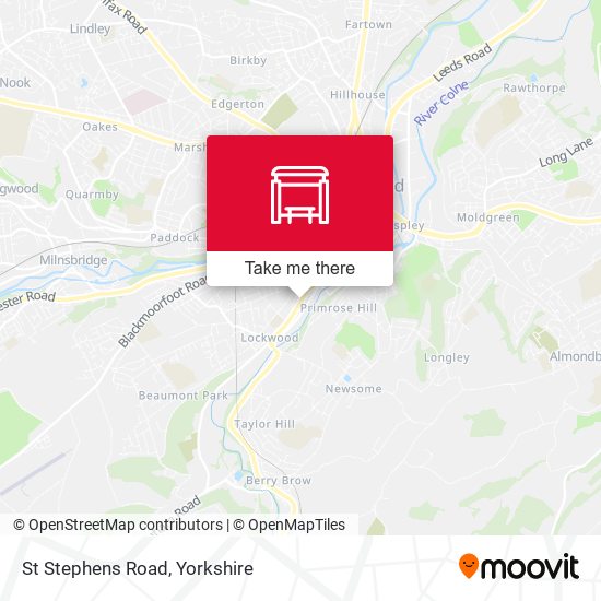 St Stephens Road map
