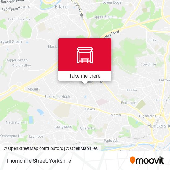 Thorncliffe Street map