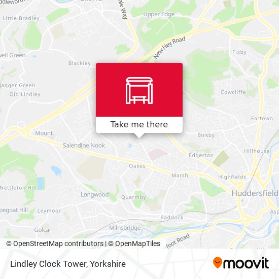 Lindley Clock Tower map
