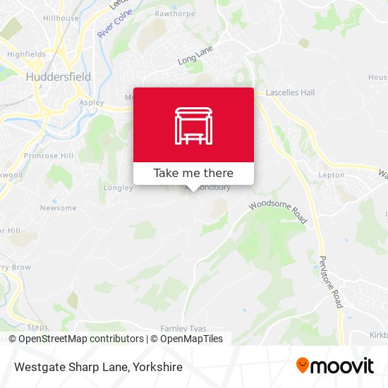 Westgate Sharp Lane map