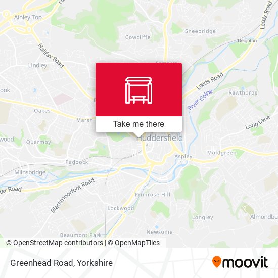 Greenhead Road map