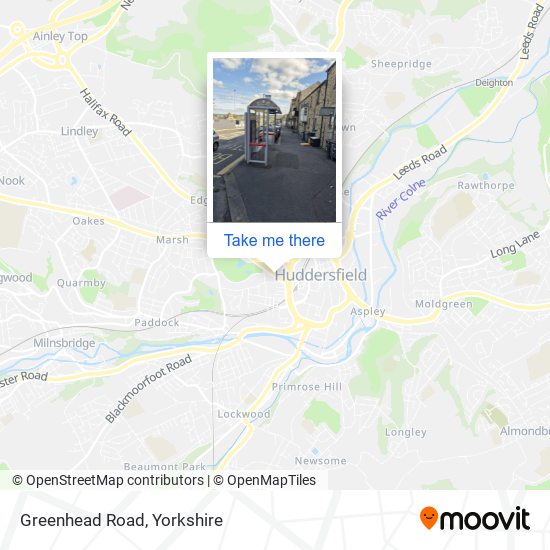 Greenhead Road map