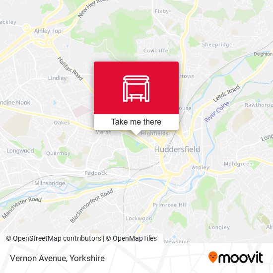 Vernon Avenue map