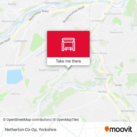Netherton Co-Op map