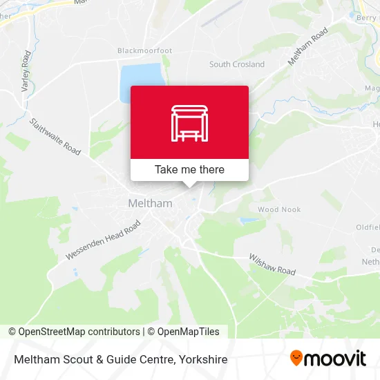 Meltham Scout & Guide Centre map