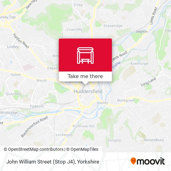 John William Street (Stop J4) map