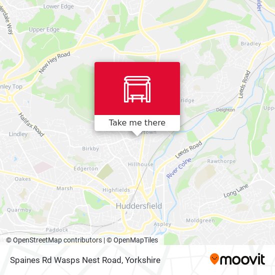 Spaines Rd Wasps Nest Road map