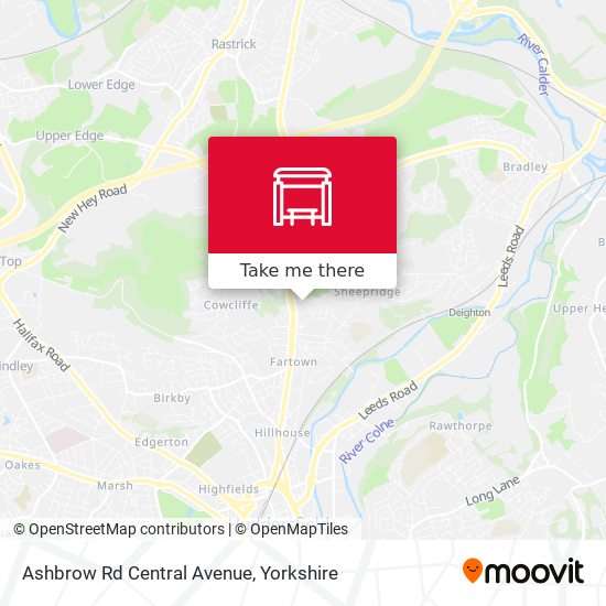 Ashbrow Rd Central Avenue map